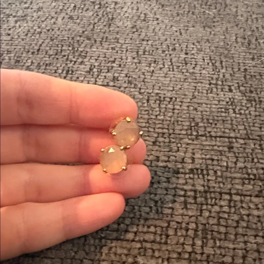 Kate Spade Pale Pink Gumdrop Stud Earrings - Picture 4 of 4